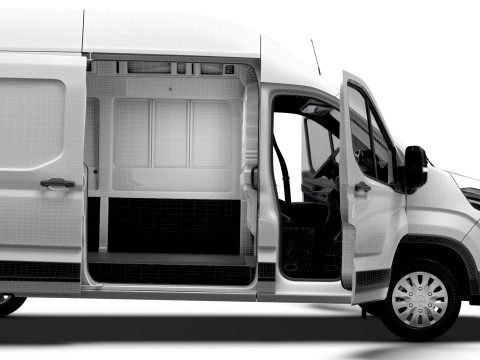 Maxus Deliver 9 Van L3H3 HQInterior 2025 3D Model