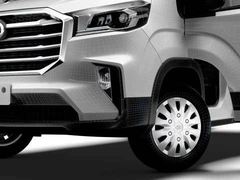Maxus Deliver 9 Van L3H3 HQInterior 2025 3D Model