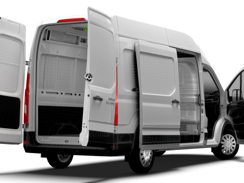 Maxus Deliver 9 Van L3H3 HQInterior 2025 3D Model