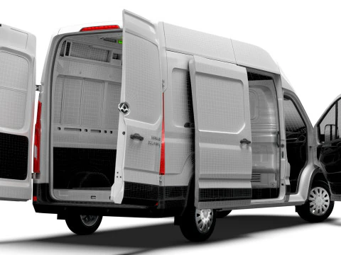 Maxus Deliver 9 Van L3H3 HQInterior 2025 3D Model