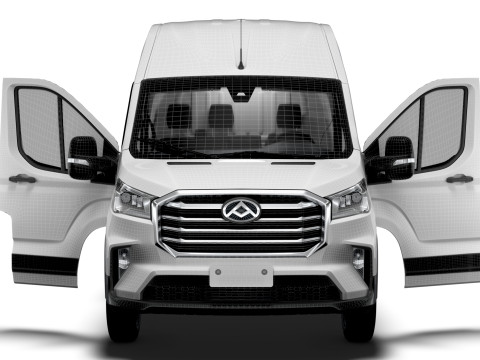 Maxus Deliver 9 Van L3H3 HQInterior 2025 3D Model