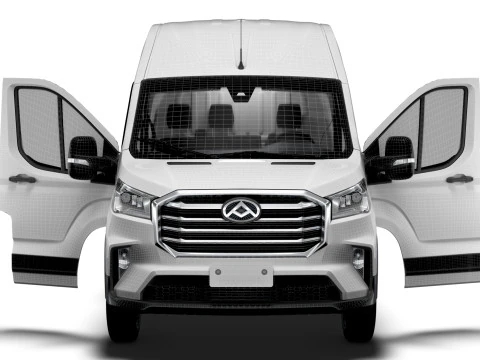 Maxus Deliver 9 Van L3H3 HQInterior 2025 3D Model
