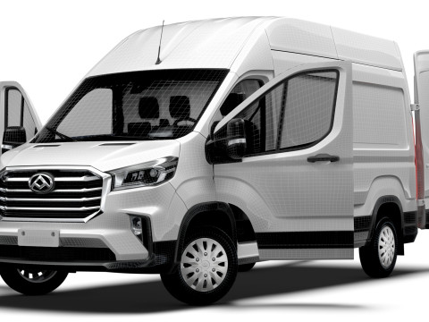 Maxus Deliver 9 Van L3H3 HQInterior 2025 3D Model