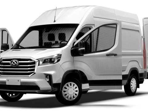 Maxus Deliver 9 Van L3H3 HQInterior 2025 3D Model