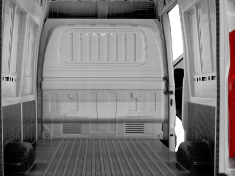 Maxus Deliver 9 Van L3H3 HQInterior 2025 3D Model