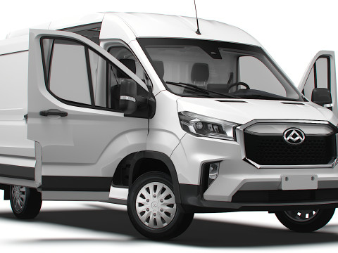 Maxus e Deliver 9 Van L2H2 HQInt 2025 3D Model