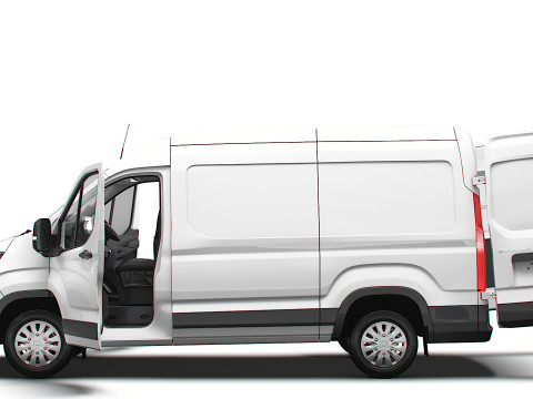 Maxus e Deliver 9 Van L2H2 HQInt 2025 3D Модель