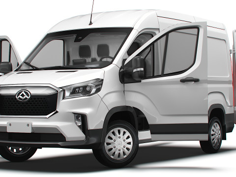 Maxus e Deliver 9 Van L2H2 HQInt 2025 3D Модель