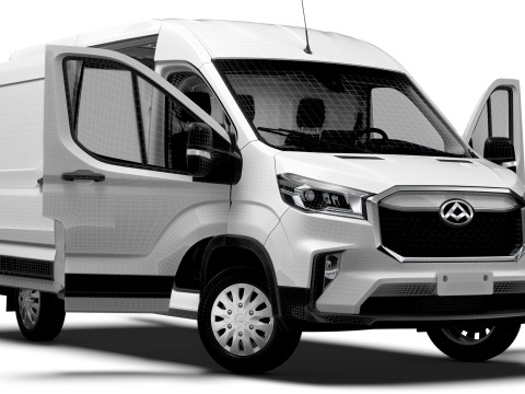 Maxus e Deliver 9 Van L2H2 HQInt 2025 3D Модель