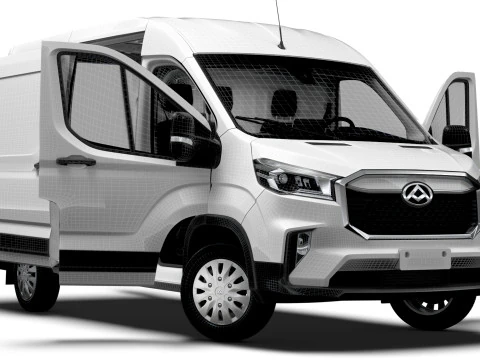 Maxus e Deliver 9 Van L2H2 HQInt 2025 3D Model