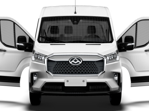 Maxus e Deliver 9 Van L2H2 HQInt 2025 3D Модель