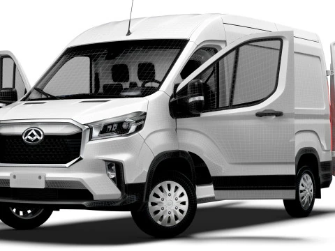 Maxus e Deliver 9 Van L2H2 HQInt 2025 3D Model