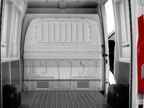 Maxus e Deliver 9 Van L2H2 HQInt 2025 3D Модель