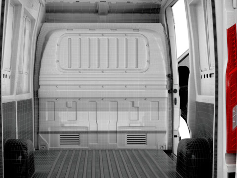 Maxus e Deliver 9 Van L2H2 HQInt 2025 3D Model
