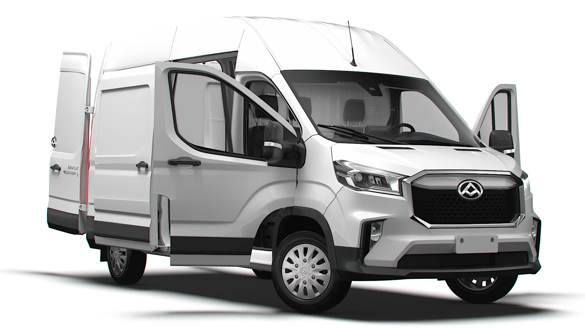 Maxus E Deliver 9 Van L3H3 HQInt 2025 3D Model .c4d .max .obj .3ds .fbx .stl .blend 