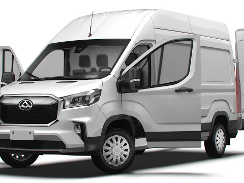 Maxus E Deliver 9 Van L3H3 HQInt 2025 3D Model