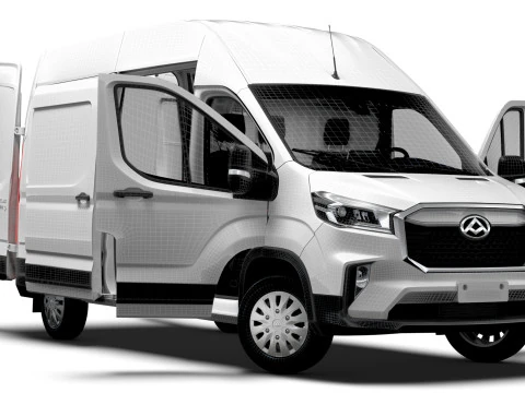 Maxus E Deliver 9 Van L3H3 HQInt 2025 3D Model