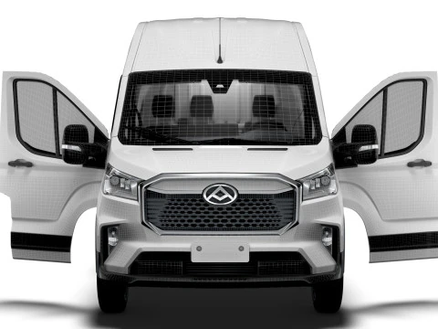 Maxus E Deliver 9 Van L3H3 HQInt 2025 3D Model