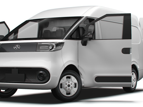 Maxus eDELIVER 5 L1H2 HQInterior 2026 3D Модель