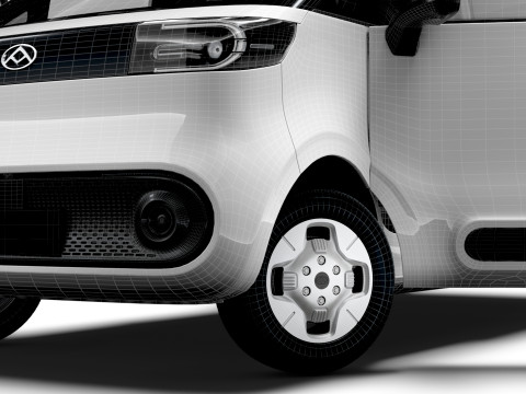 Maxus eDELIVER 5 L1H2 HQInterior 2026 3D Модель