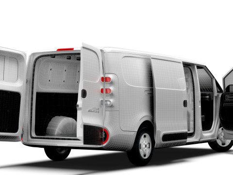 Maxus eDELIVER 5 L2H1 HQInterior 2026 3D Modell