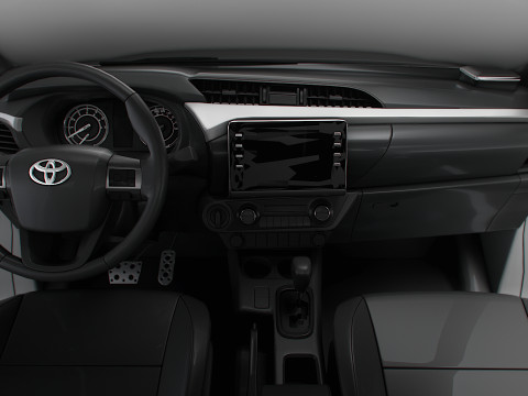 Toyota Hilux RegCab HQInt 2025 Modello 3D