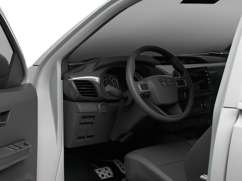 Toyota Hilux RegCab HQInt 2025 Modello 3D
