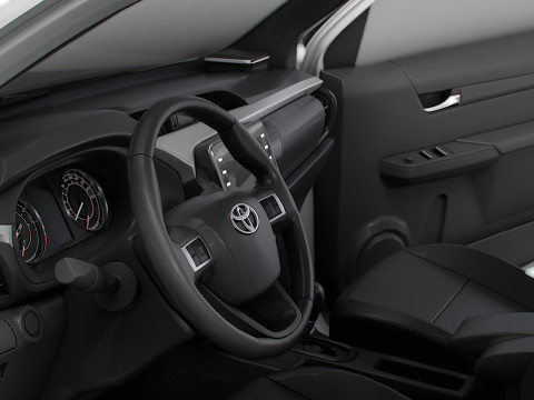 Toyota Hilux RegCab HQInt 2025 Modello 3D