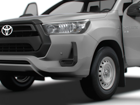 Toyota Hilux RegCab HQInt 2025 Modello 3D