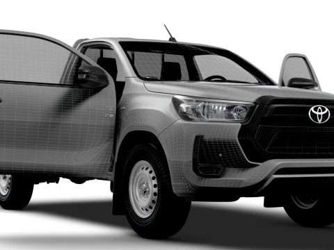 Toyota Hilux RegCab HQInt 2025 3D Modell