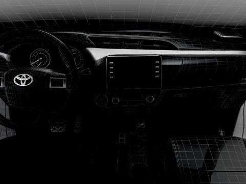 Toyota Hilux RegCab HQInt 2025 3D Modell