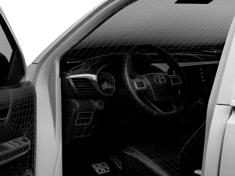 Toyota Hilux RegCab HQInt 2025 3D Modell