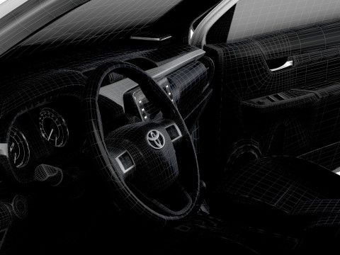 Toyota Hilux RegCab HQInt 2025 Modello 3D