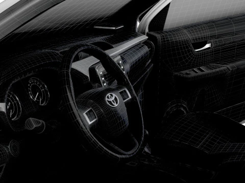 Toyota Hilux RegCab HQInt 2025 3D Modell