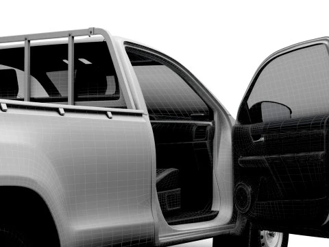 Toyota Hilux RegCab HQInt 2025 3D Modell