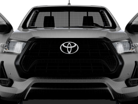 Toyota Hilux RegCab HQInt 2025 Modello 3D