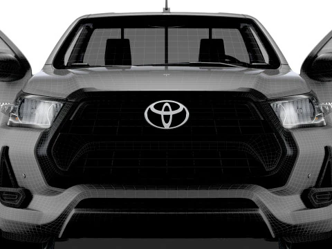 Toyota Hilux RegCab HQInt 2025 3D Modell