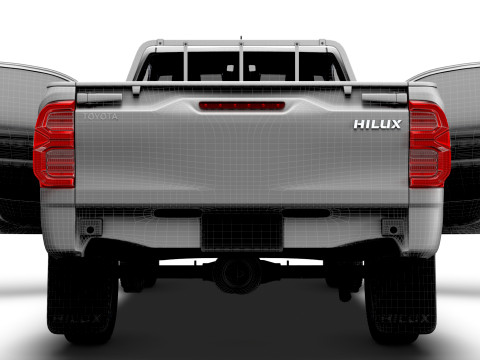 Toyota Hilux RegCab HQInt 2025 Modello 3D