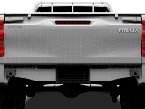Toyota Hilux RegCab HQInt 2025 Modello 3D