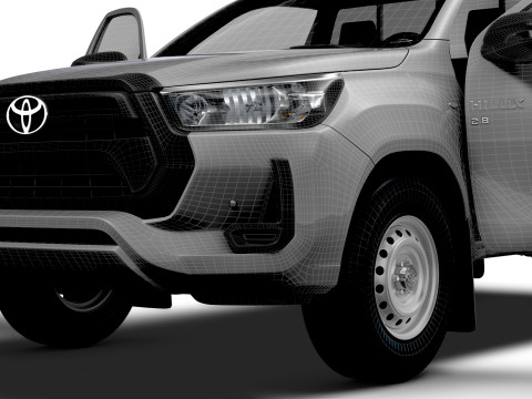 Toyota Hilux RegCab HQInt 2025 Modello 3D