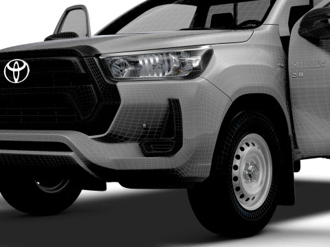 Toyota Hilux RegCab HQInt 2025 3D Modell