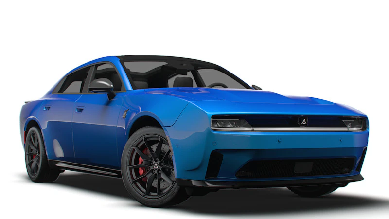 Dodge Charger Daytona Scat Pack 4D LB 2025 3D Modell .c4d .max .obj .3ds .fbx .stl .blend 