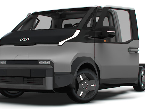 KIA PV5 Chassi HQInterior 2026 3D Модель