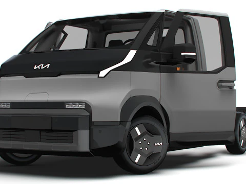 KIA PV5 Chassi HQInterior 2026 3D Model