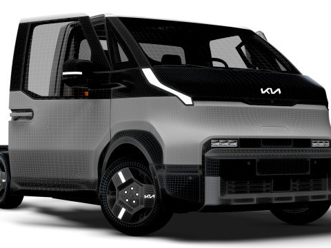 KIA PV5 Chassi HQInterior 2026 3D Модель