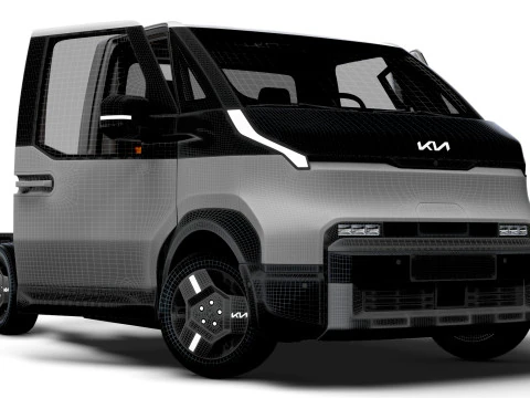 KIA PV5 Chassi HQInterior 2026 3D Model