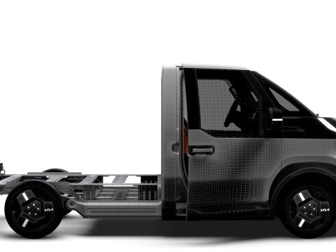 KIA PV5 Chassi HQInterior 2026 3D Модель