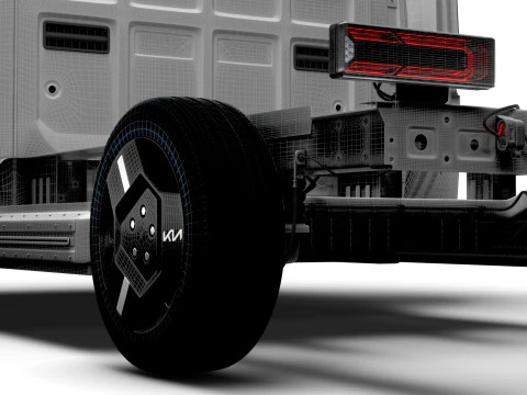 KIA PV5 Chassi HQInterior 2026 3D Model