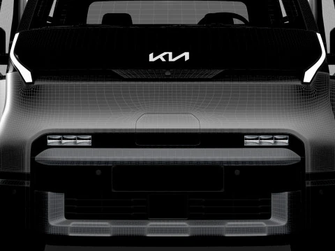 KIA PV5 Chassi HQInterior 2026 3D Model