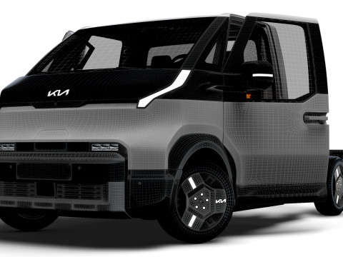 KIA PV5 Chassi HQInterior 2026 3D Модель